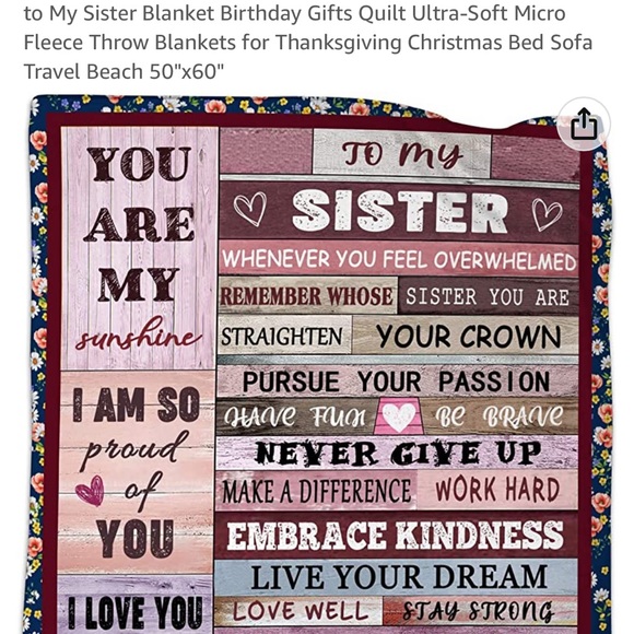 Sister Throw - Picture 3 of 5